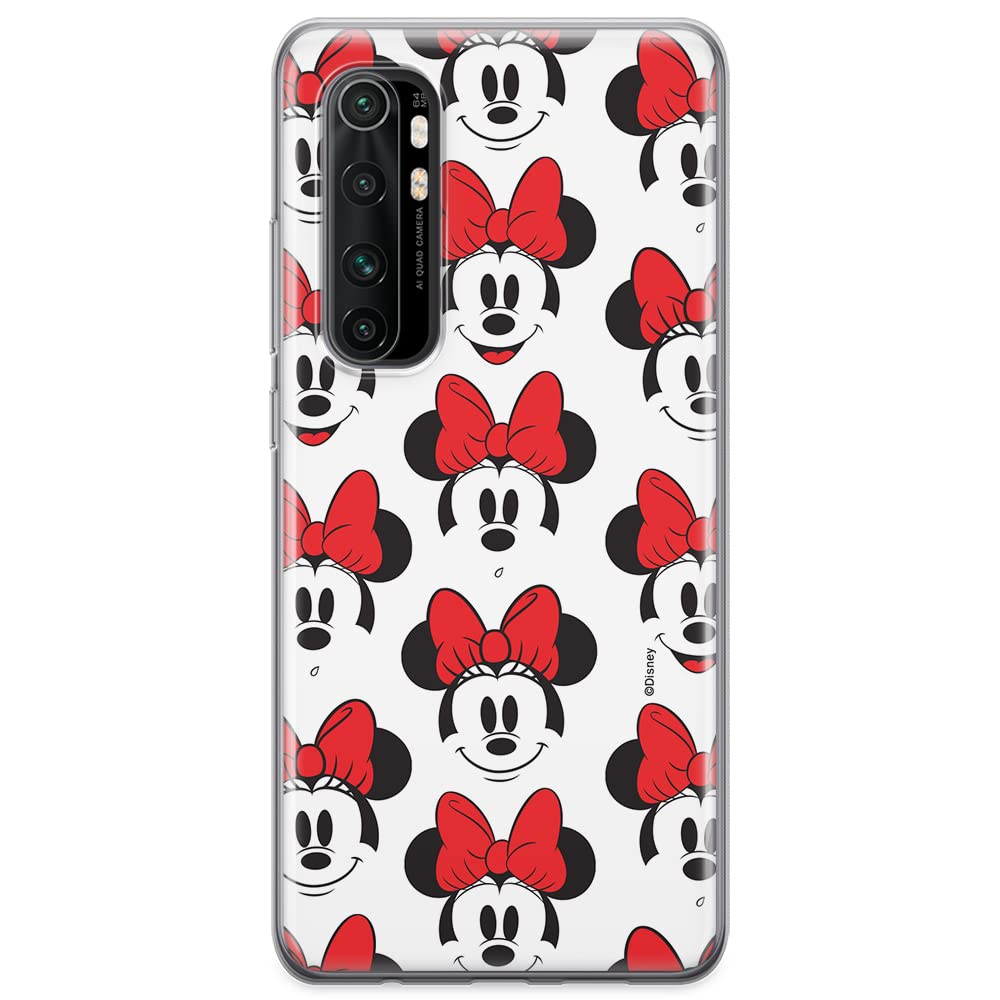 ERT GROUP mobile phone case for Xiaomi MI NOTE 10 Lite original and officially Licensed Disney pattern Minnie 058 optimally adapted to the shape of the mobile phone, case made of TPU