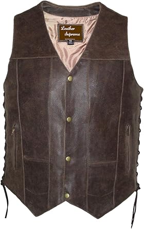 supreme leather vest