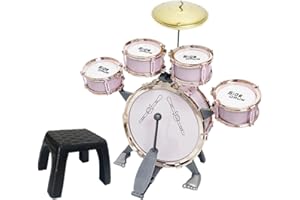 Fenteer Ensemble de batterie de jazz pour enfants facile à utiliser - Instruments de musique d'apprentissage précoce - Jouet 