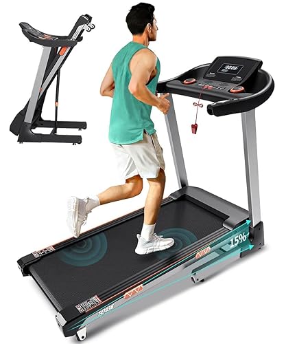 AHGOKL Treadmills Home,Folding Treadmill Incline Automatic