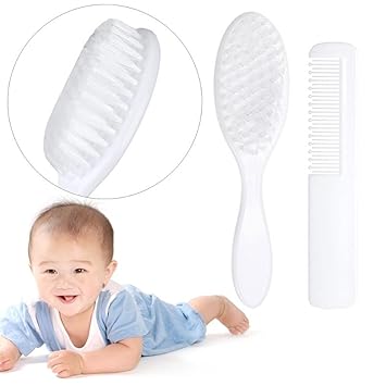 Amazon Com 1 Set 2 Pcs Set Combs Hairbrush Newborn Baby Hair