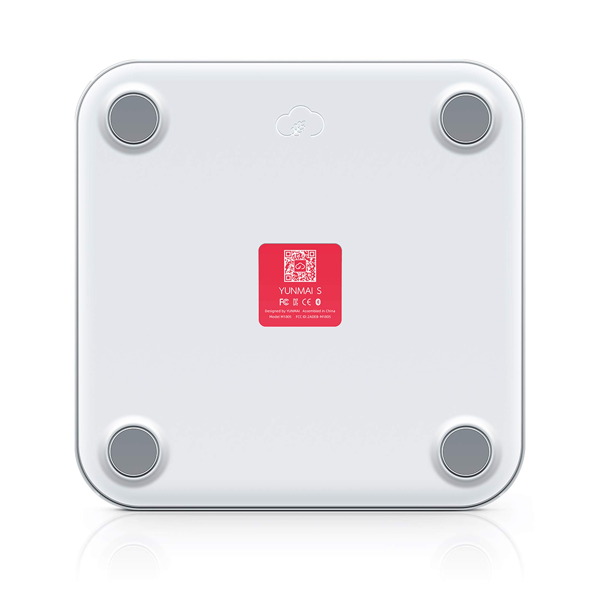 Bluetooth Scale for Weight and Body Fat - Glass Top Accurate Body Weight Scale with Rechargeable Battery - Measure and Track 10 Body Composition Factors for Optimal Health - BMI Scale
