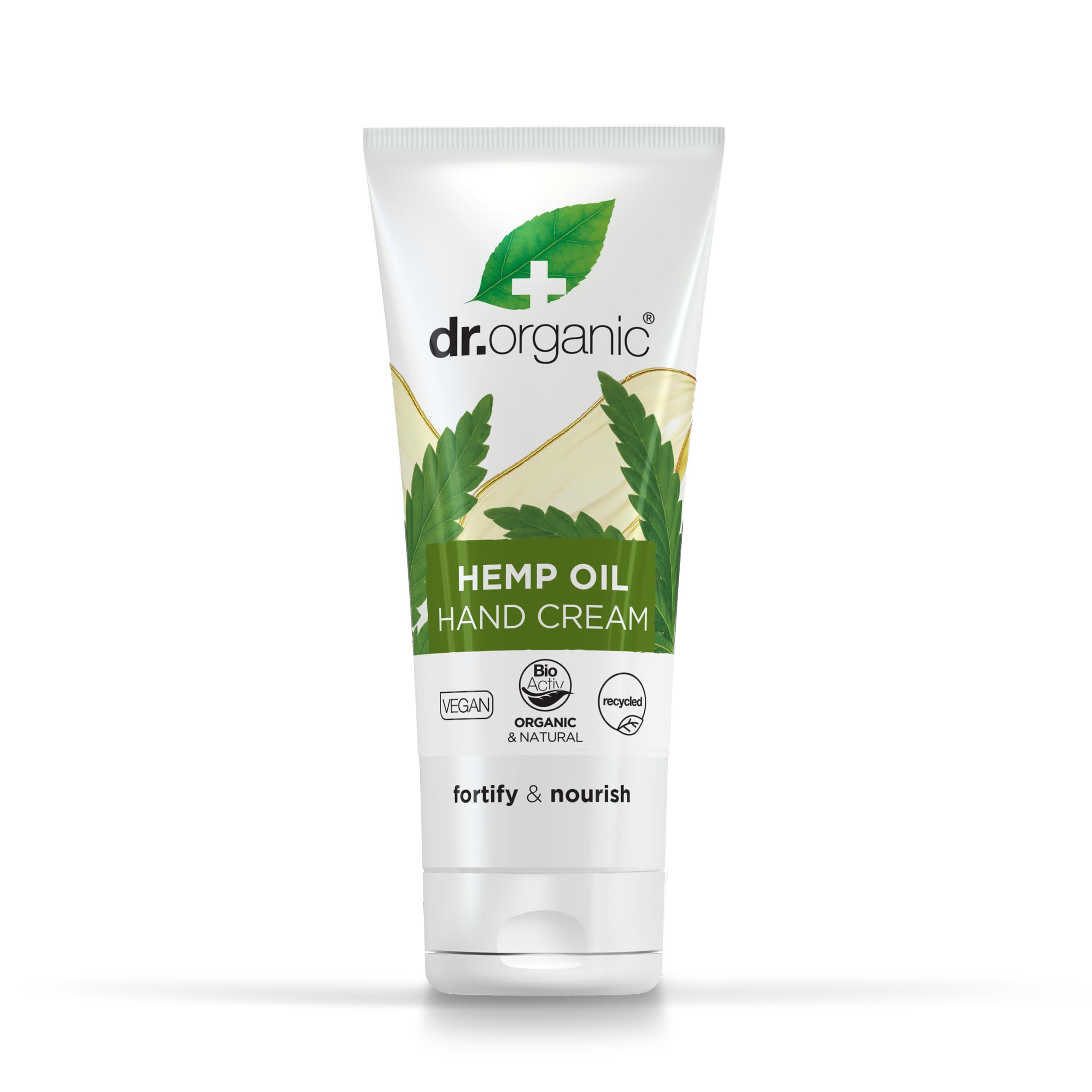 Dr Organic Hemp Oil Hand & Nail Cream, Moisturising, Restoring, Mens, Womens, Natural, Vegan, Cruelty-Free, Paraben & SLS-Free, Recycled & Recyclable, Organic, 100ml, Packaging may vary