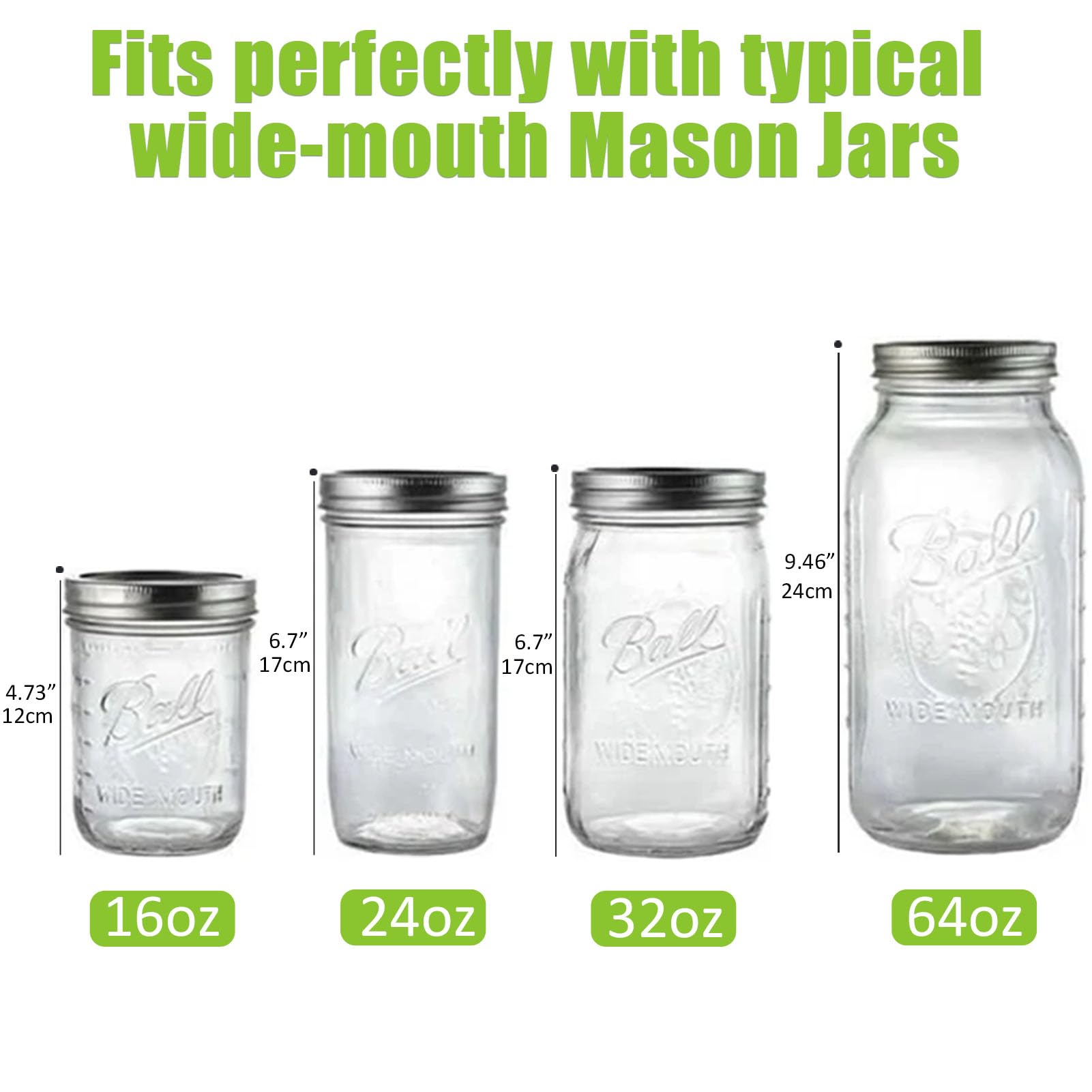 Artcome 10-Pack Glass Fermentation Weights with Easy Grip Handle and Unique Texture Design for Large Wide Mouth Mason Jars - Pickle Pebbles with Glass Weights Organizer - Space Saving Compact Design