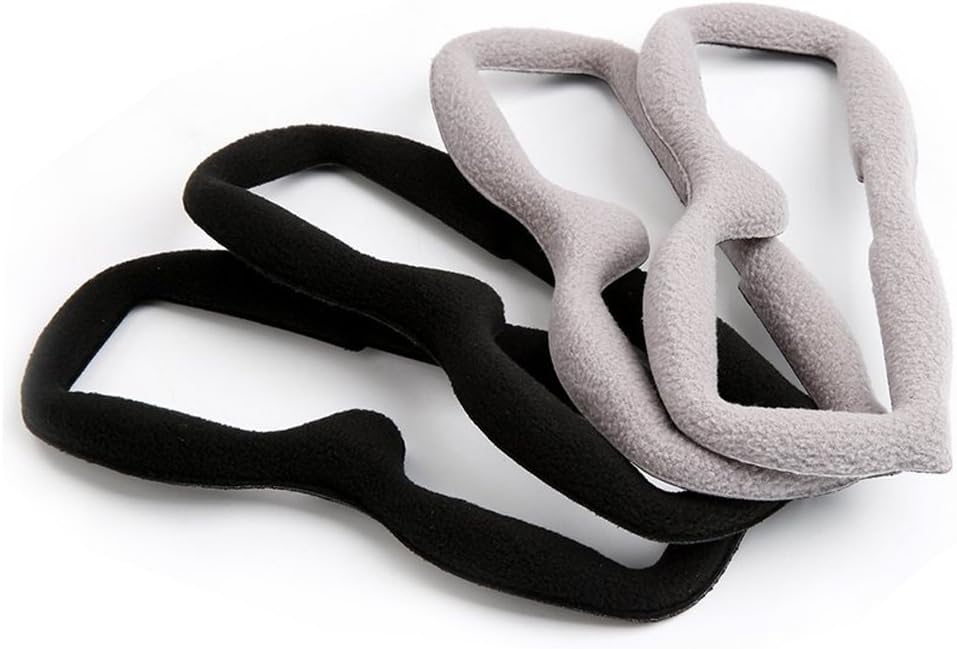 NIDICI Upgraded Faceplate Foam for Fatshark Goggles Soft Pads RC FPV Racing Drone Parts (Pack of 4) Grey and Black
