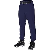 Alleson Athletic Boys Elastic Bottom Baseball Pants – Classic Fit, Durable Fabric, and Secure Waistband