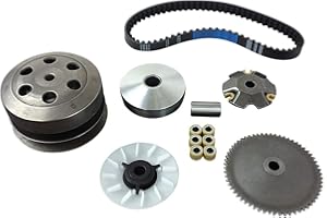 FIXRIGHTPRO Complete 50cc 49cc 4 Stroke Scooter Moped Clutch Variator 669-18-30 Belt Kit TaoTao Kazuma Roketa SUNL