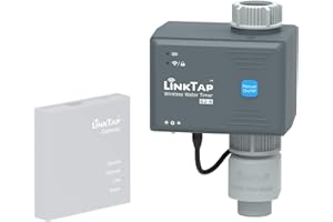 LinkTap G2S Smart Hose Timer | Requires Gateway | Irrigation by Weather/Volume/Duration, Intelligent Fault Detection & Alerts, Wider Range Than WiFi Sprinkler Timer, 2-Year Battery Life, 2-Yr Warranty