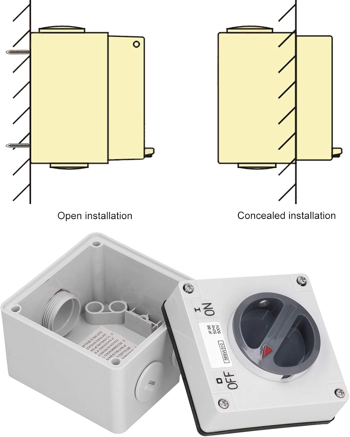 Waterproof 500V Outdoor Power Isolator Switch - Image 4