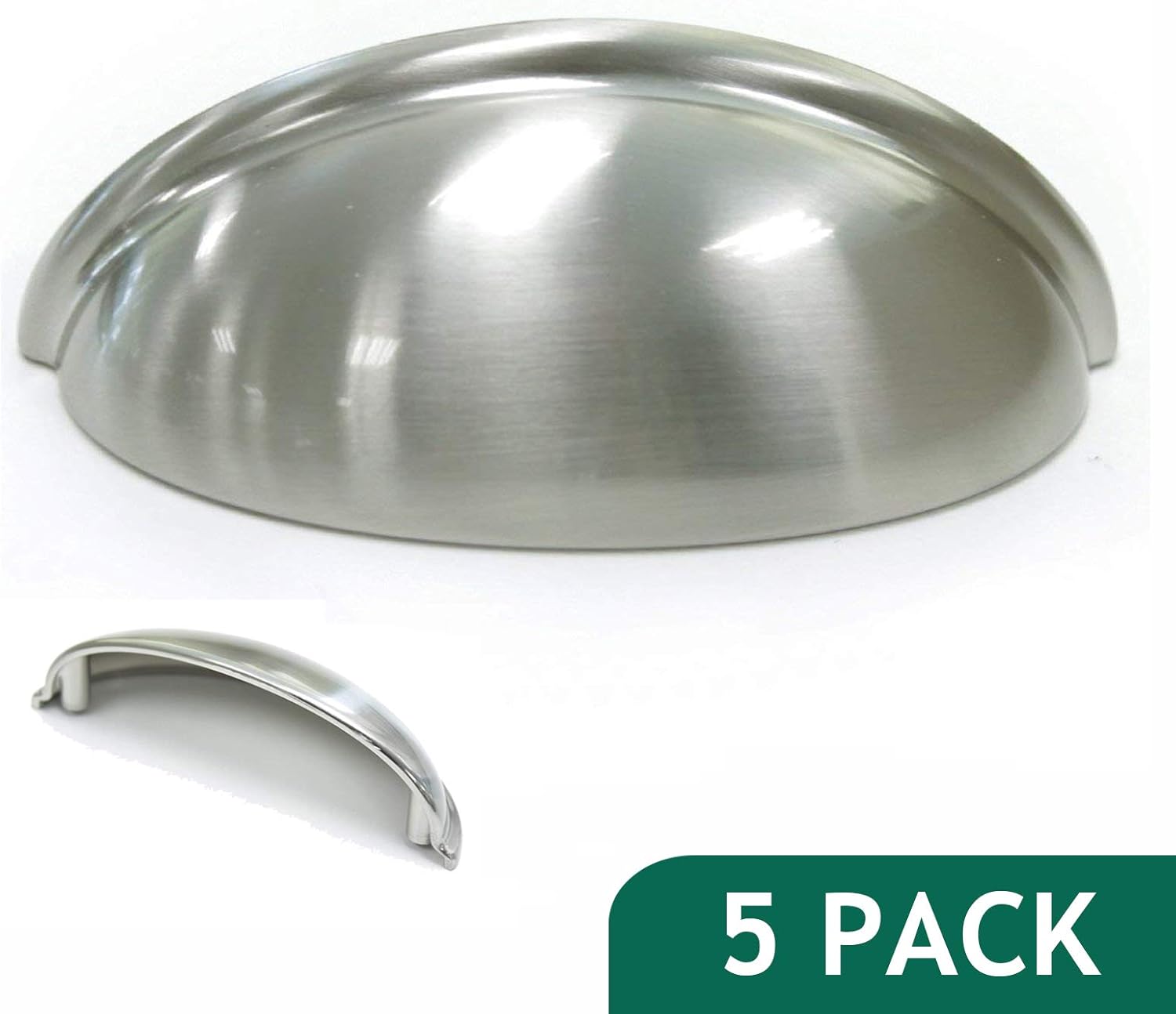 Probrico Kitchen Hardware Bin Cup Handles Pull Handles Brushed