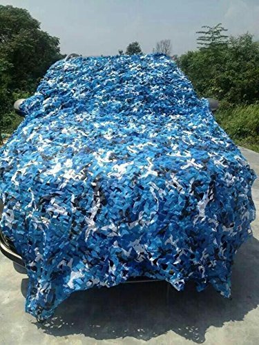 Camping Camo Netting Camouflage,INorton 6.5×13ft Military Camo Mesh Netting,Hunting Shooting Blind Sunscreen Nets,Fit for Camping,Fishing,Party Decoration - Thumbnail 4