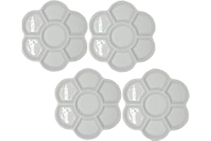 2 Pcs Watercolor Paint Palette Tray Water Color Palletes Washable Paint Ceramic Paint Palette Porcelain Watercolor Palette fo