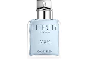 Calvin Klein Eternity Aqua Eau De Toilette – Woody Men's Cologne – With Notes of Cucumber, Sage, & Sandalwood – Long Lasting Fragrance