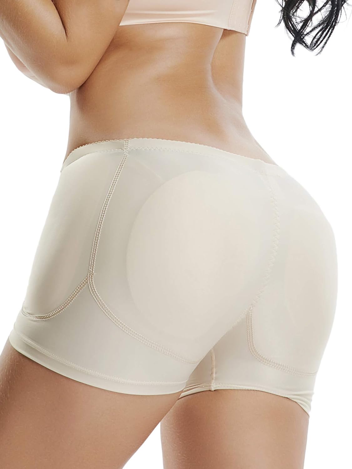 LILLIWEEN Women Hip Enhancer Pads Butt Lifter, 4 Removable Pads