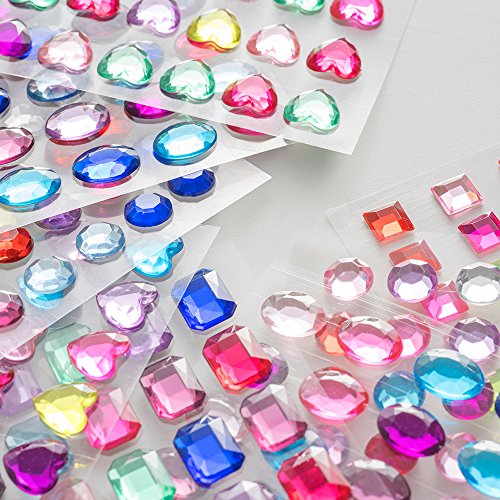 1 Self+adhesive+Multicolor+Flatback+Rhinestone+Stickers