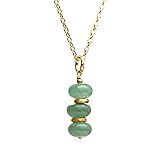 Gempires Green Aventurine Crystal Necklace Handmade