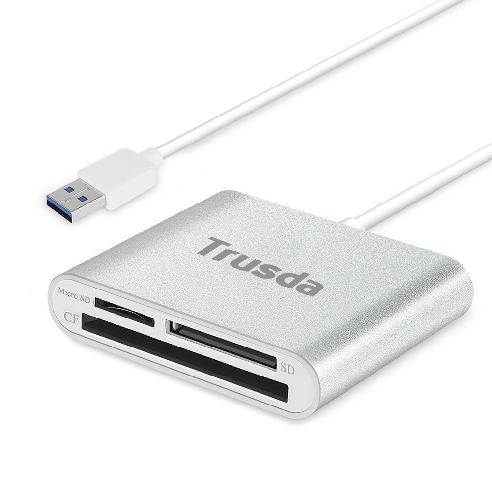 SD Card Reader, USB 3.0 3Slot Card Reader for SDXC Amazon.co.uk