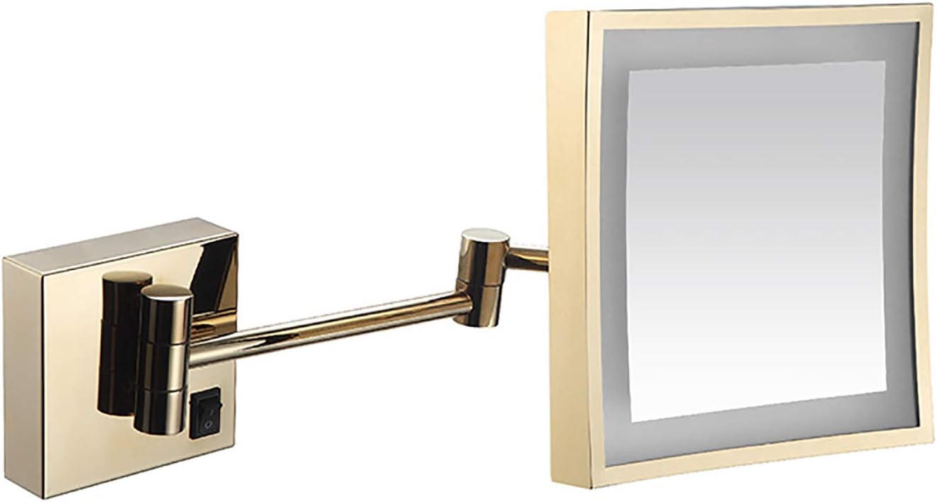 FREEDOH 3X Vergrößerungs-Schminkspiegel 8-Zoll-Rechteck Ausziehbarer