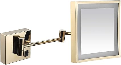 FREEDOH 3X Vergrößerungs-Schminkspiegel 8-Zoll-Rechteck Ausziehbarer