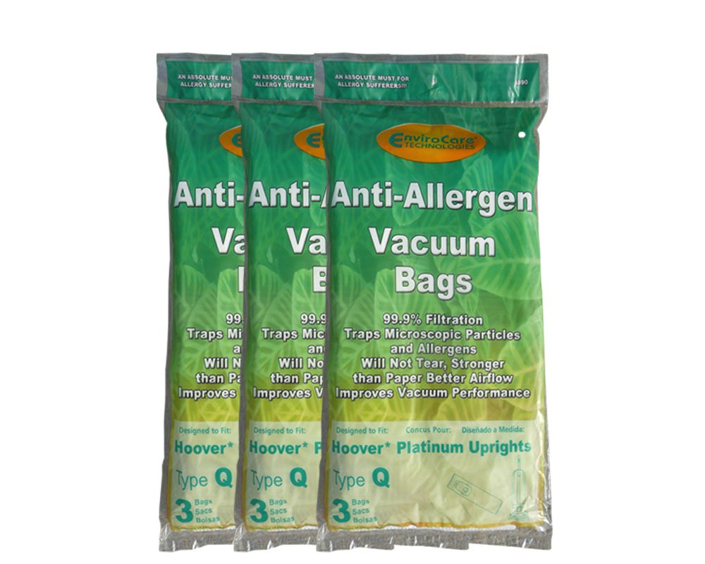 Which Is The Best Envirocare Vacuum Bags Hoover Platinum Upright Type Q