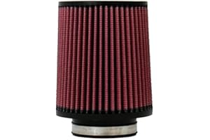 Injen Technology X-1021-BR Black and Red 3.5" High Performance Air Filter