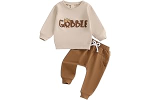 Socutebabe Toddler Baby Boy Valentines Day Outfit Heart Breaker Long Sleeve Sweatshirt Pants Cute Spring Valentines Clothes