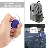 Vicloon Retractable Badge Reels 3 Pack Pink Purple Dark Blue 68cm view 6