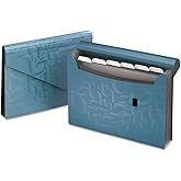 Pendaflex Essentials 7-Pocket Expanding File, Polypropylene, 13.75 x 11 Inches, Letter Size, Blue (1158)