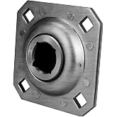 Disc Harrow Bearing Unit, 1 Inch Square Bore Flange Bearing | ST208-1N Heavy Duty Flange Bearing Unit, with Square Bore Design, for Disc Harrows, Tillage Equipment, Farm Machinery