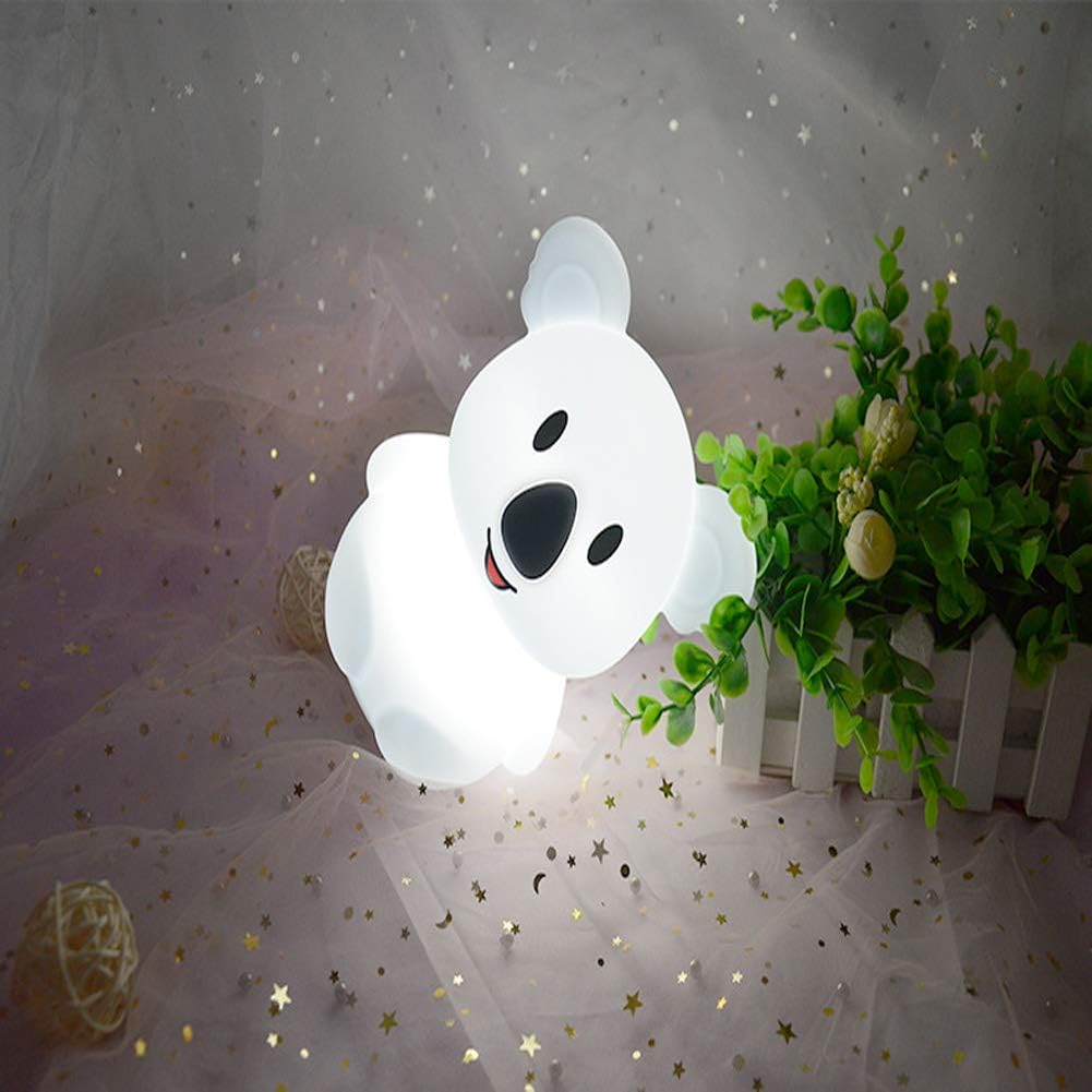 Tianhaixing Night Light Kids with Cute Koala Design Baby Children's Room LED Bedside Lamp with Changeable RGB Colors Rechargeable Night Light Compatible with Touch Control & Remote Control - Image 5