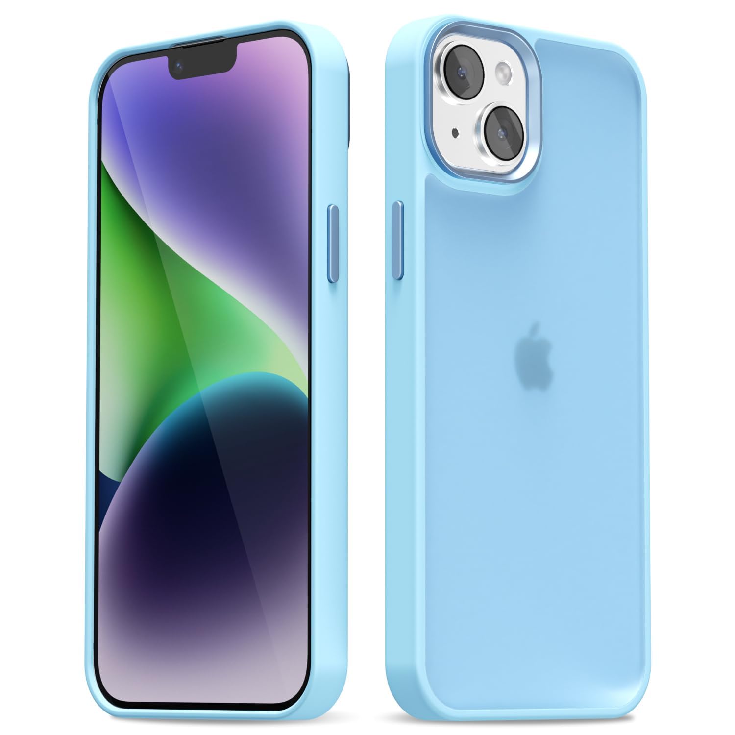oakxco for iPhone 13 Case Matte Clear, Translucent