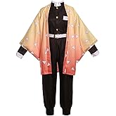 Vibsion Tanjirou Zenitsu Giyuu Mitsuri Cosplay Costume Anime Kimono Outfit Halloween