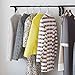 brightmaison BGT Sofia Clothes Rack Set of 4, Hanging Closet Organizer Adjustable & Wall Mount Clothes Rail Laundry Organizer Steel, Black