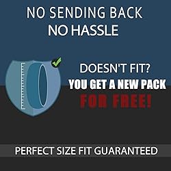 MIROMIHO Silicone Rings for Men 4/7 Multipack of
