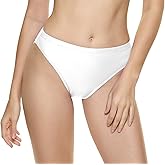 Bellecarrie Women's Bikini Bottoms Swimsuit High Cut Tankini Bottoms Mid Rise Swim Briefs