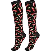 oyebn Duck Compression Socks Women and Men 15-20mmHg-Circulation Support Socks for Athletic Running Cycling