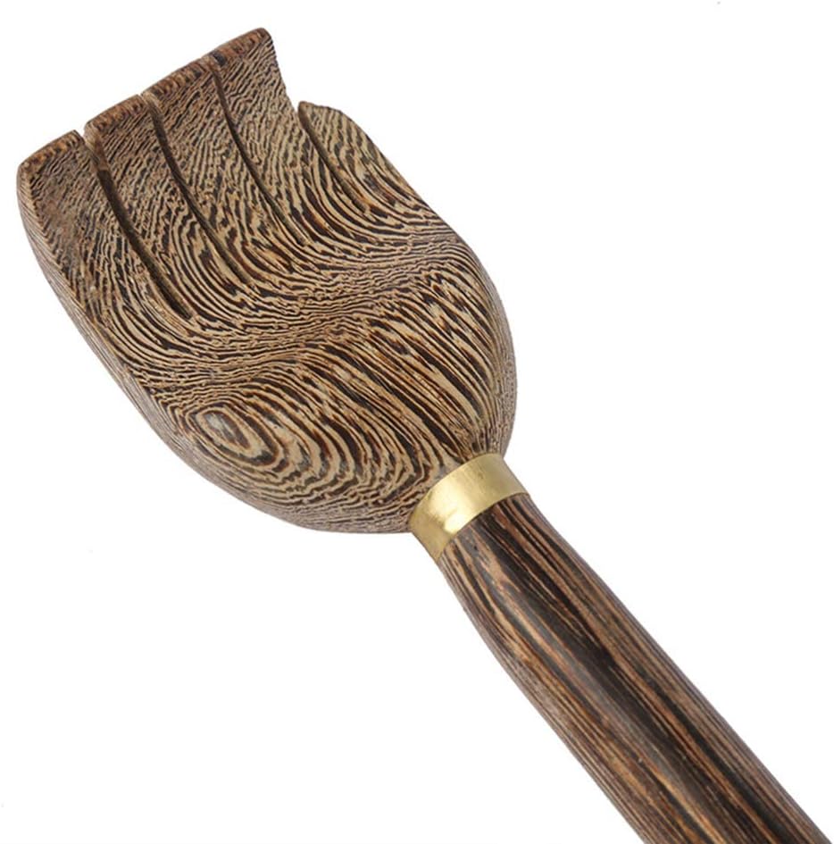 Milisten Back Scratcher Wooden Back Long Handle Self for Home Men and Relieve Itching Body Relax, As Shown - Image 5