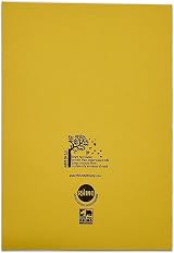 Rhino A4 Exercise Books 32-Page 10mm Squares 3-Pack Yellow view 7
