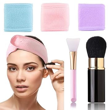 Spa, diadema facial para maquillaje, toalla para la cabeza ...