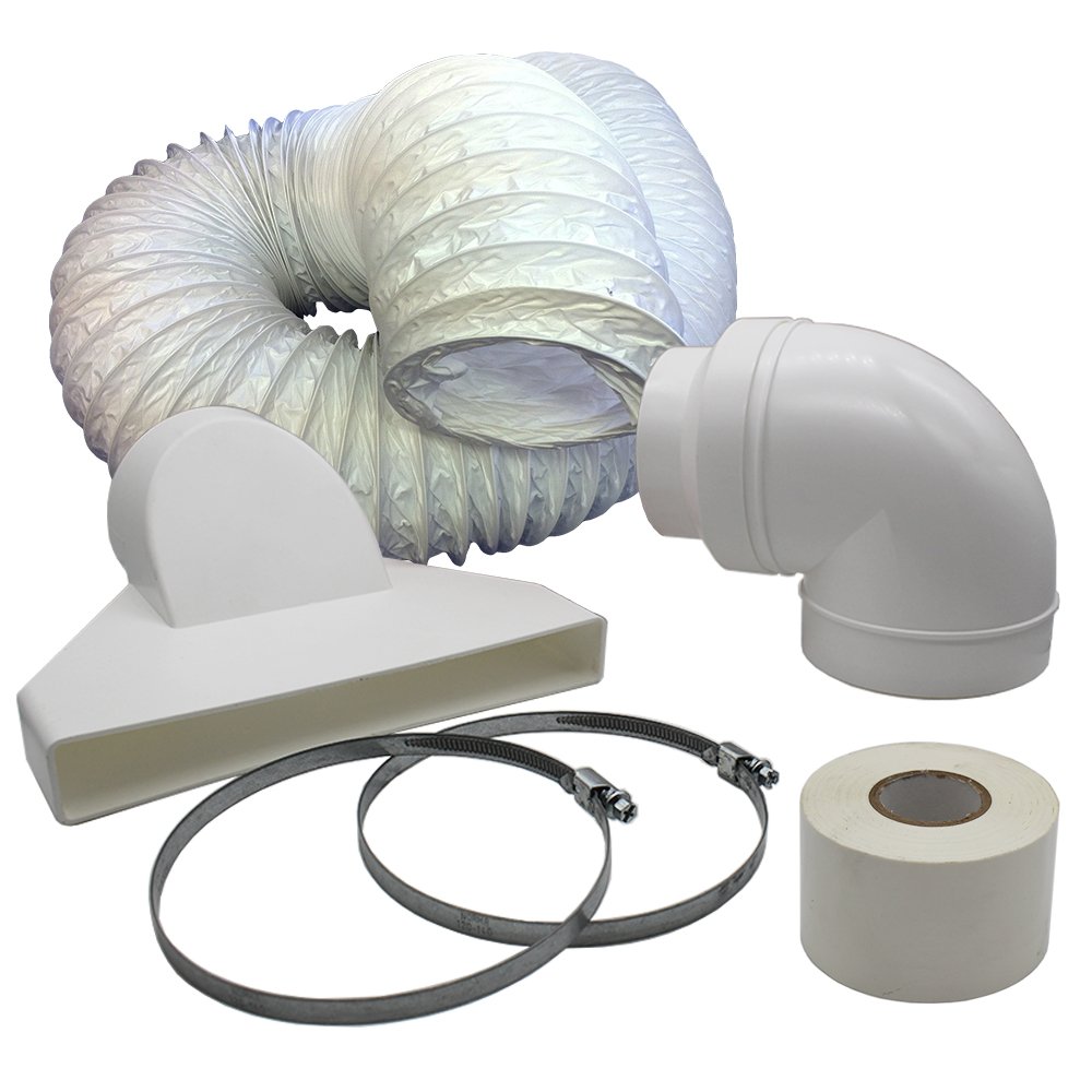isells Air Conditioner Duct Kit 150mm 6in, 3m Extension Hose and