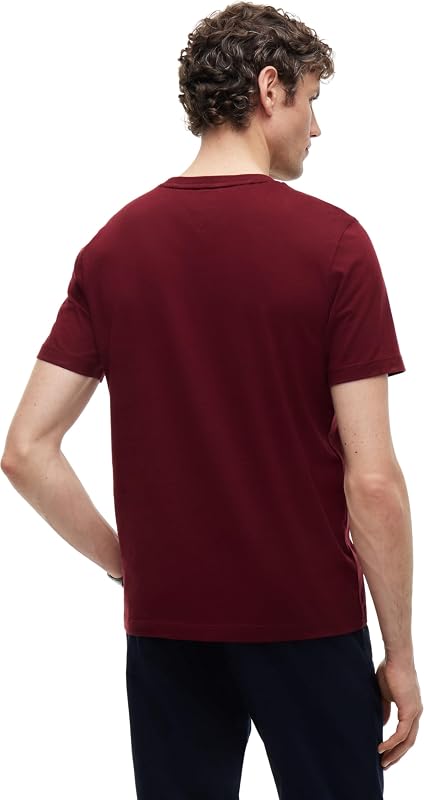 Men's, ESS Seasonal Reg Fit Solid Tee Mw0Mw39995, S/S T-Shirt, Burgundy, S — Foto 2 von 5