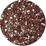 Glitter My World! Jumbo Flake Craft Glitter: 1 lb Jar A Rose Gold