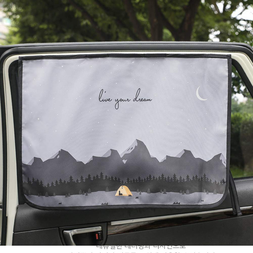 Magnet Car Sun Shade Curtain for Side Window for baby kids children - Sunshade Protector Sun Blocker Blind