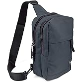 WESTEND Crossbody Canvas Sling Bag Backpack with Reversible Strap
