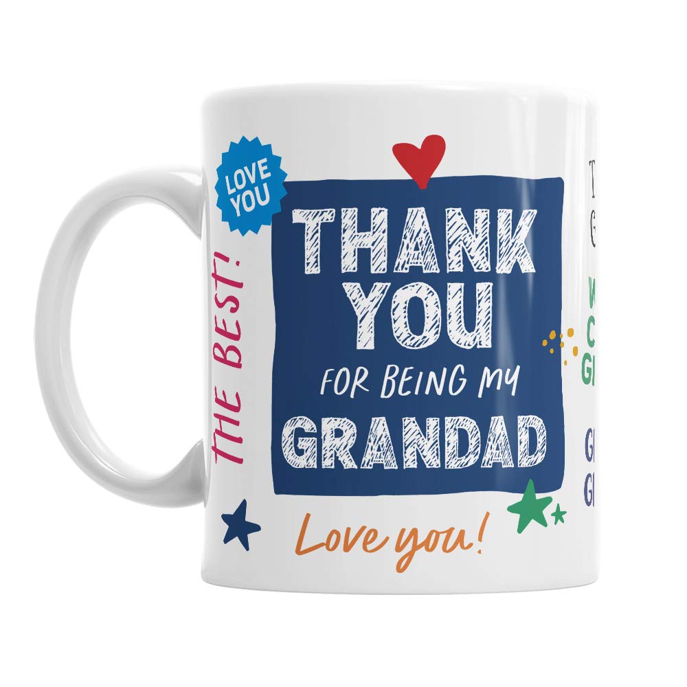 Mainly Mugs Grandad Gift Keepsake 11oz Ceramic Coffee Mug Keepsake for Grandad
