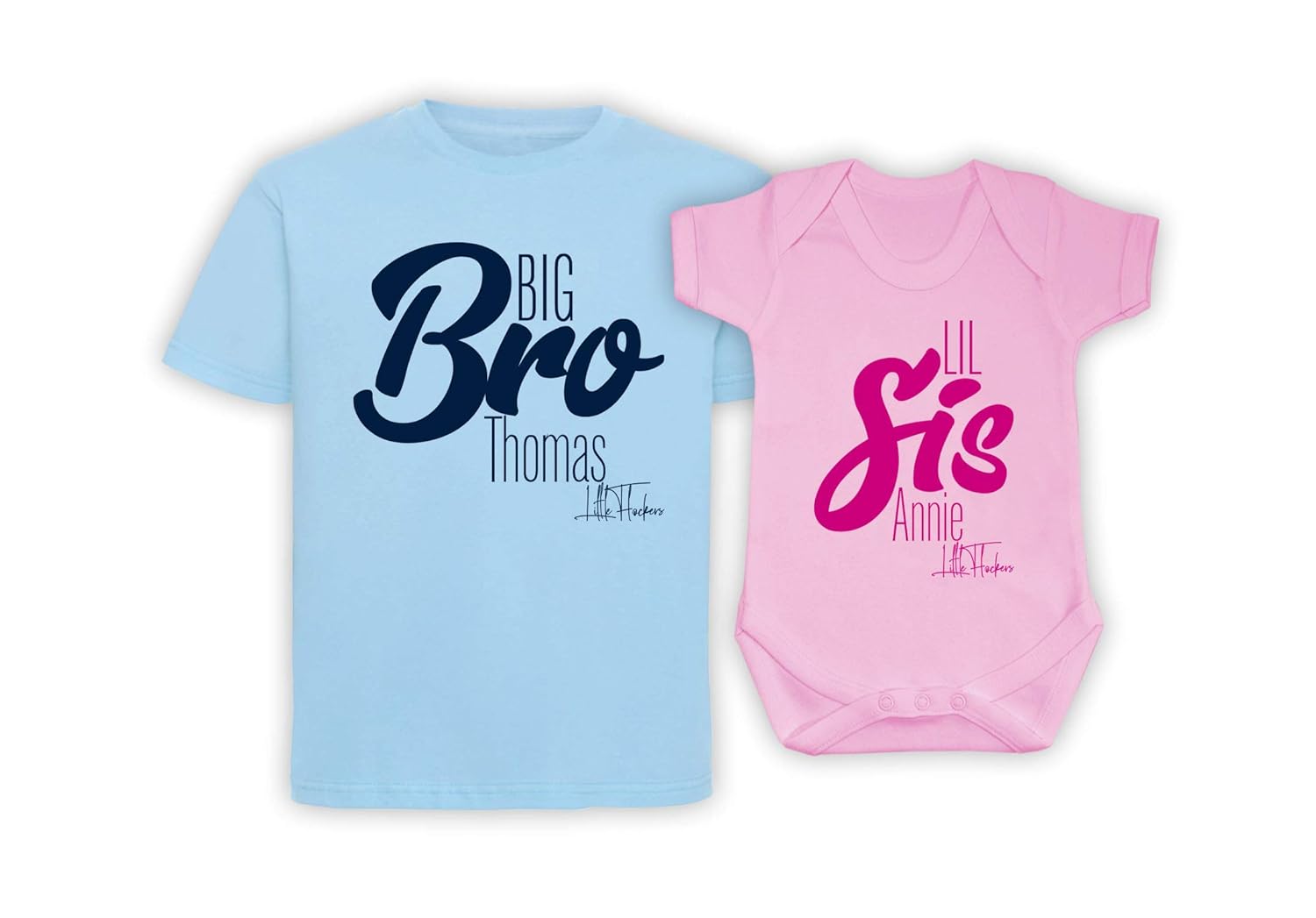 personalised big sister little sister outfits