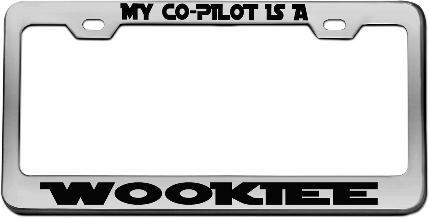 star wars license plate frame