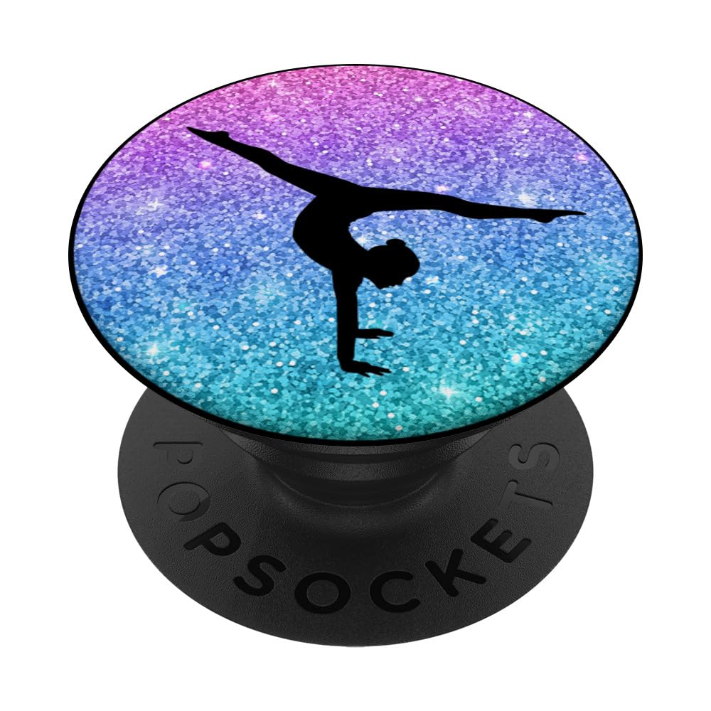 PopSockets Cute Trendy Gymnastics Gift For Girls Teens And Women PopSockets PopGrip: Swappable Grip for Phones & Tablets