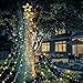 MAOYUE Outdoor Christmas Decorations Waterproof 335 LED Star Lights 8 Lighting Modes Christmas Lights Outdoor Decoration Lights for Yard, Christmas, New Year, Wedding, Party (Warm White)