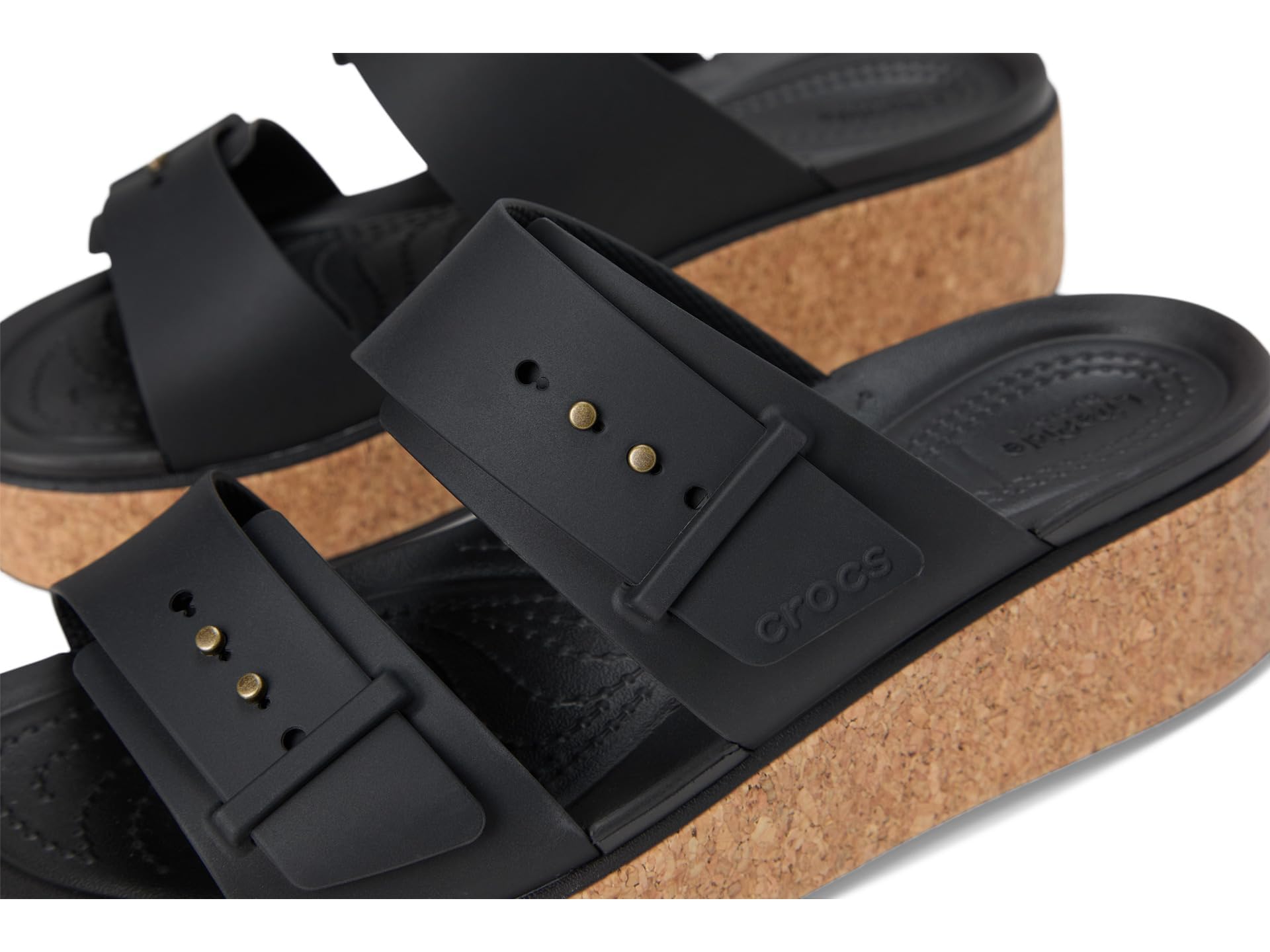 Crocs Unisex-Adult Brooklyn Cork Buckle Sandals Wedge